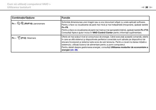 Sony VPCEB3G4E - VPCEB3G4E Istruzioni per l'uso Rumeno