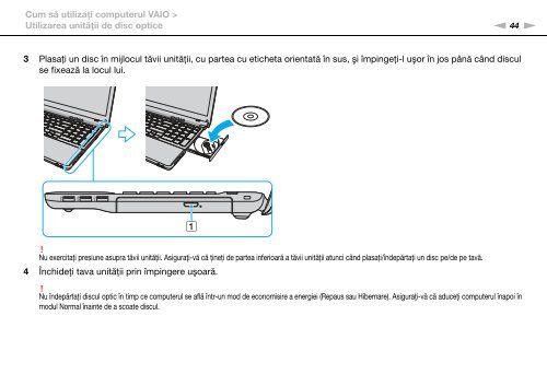 Sony VPCEB3G4E - VPCEB3G4E Istruzioni per l'uso Rumeno