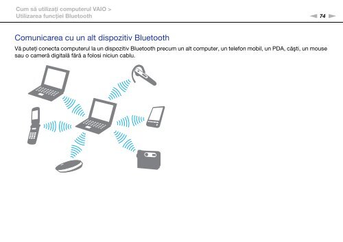 Sony VPCEB3G4E - VPCEB3G4E Istruzioni per l'uso Rumeno