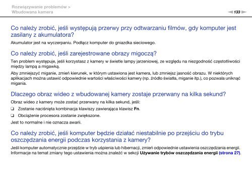 Sony VPCEB3G4E - VPCEB3G4E Istruzioni per l'uso Polacco