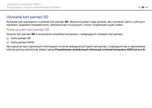 Sony VPCEB3G4E - VPCEB3G4E Istruzioni per l'uso Polacco