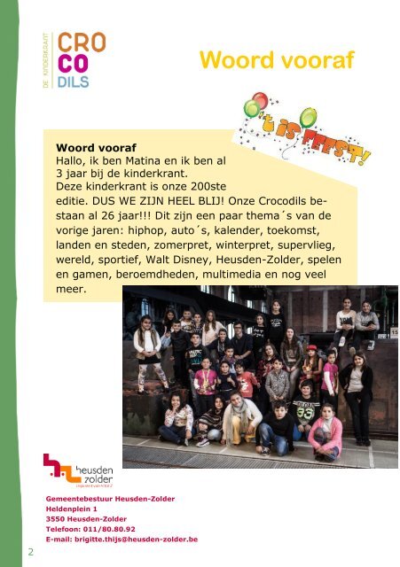 kinderkrant feesteditie 2016 november