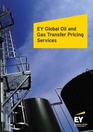 EY Global Oil and Gas Transfer Pricing Services