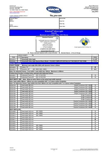 Kuschall Ultralight July 2012 .pdf - Invacare UK