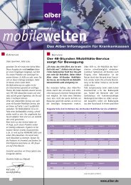 mobilewelten 03/2005 - Ulrich Alber GmbH