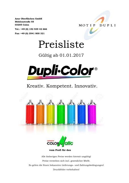 Dupli Color Profi 2K System Bremssattellack Set