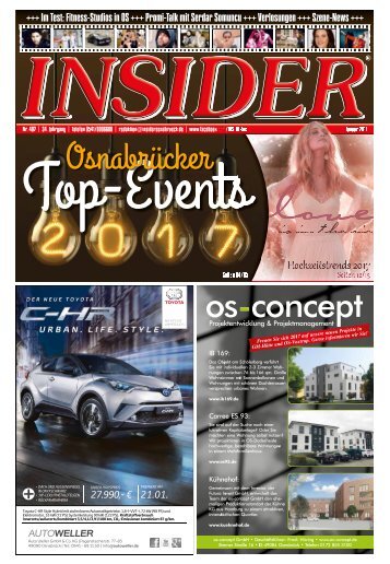 INSIDER Osnabrück // Januar 2017 // No. 402