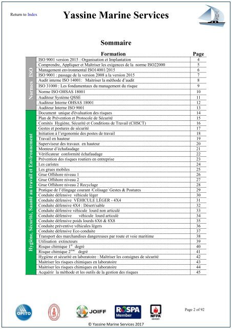 YMS Training Catalogue 2017 Fr Rev 9