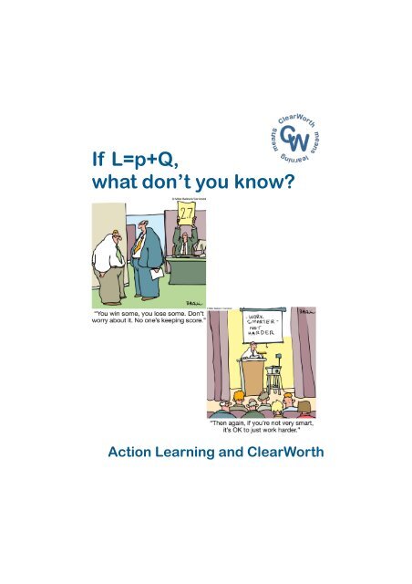 ClearWorth Action Learning