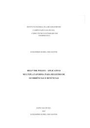 HELP THE POLICE - Aplicativo Multiplataforma para registro de ocorrências e denúncias