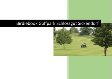 Birdiebook Golfpark Schloß Sickendorf 