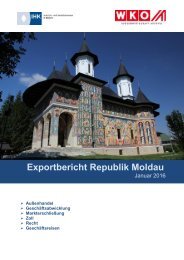 Exportbericht Republik Moldau