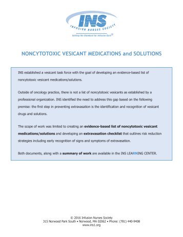 vesicant a is azithromycin
