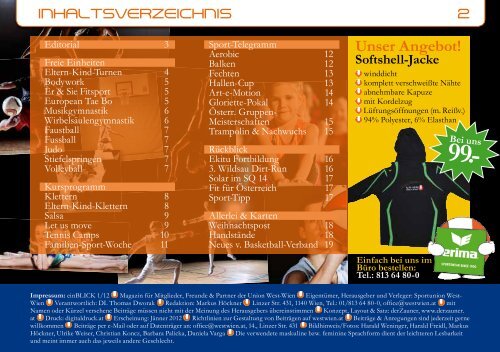 Unser Angebot! Softshell-Jacke - UNION WEST-WIEN