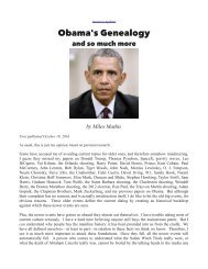 Obama's Genealogy