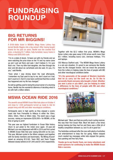 MSWA Bulletin Summer 16 