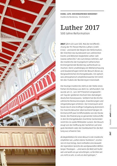 ahoi! norderney Magazin # 25