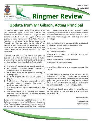 Ringmer Review