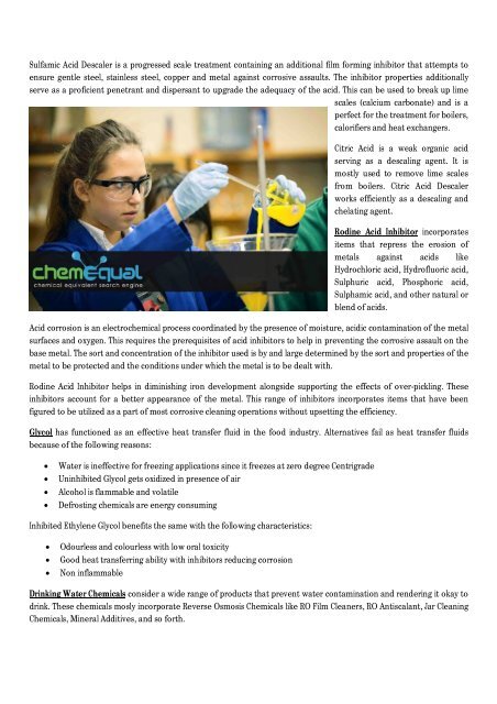 Chemequal - Global Chemical Marketplace