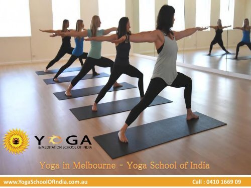 Yoga in Melbourne – Yoga School of India