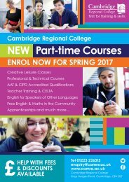 NEW Part-time Courses