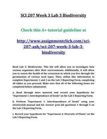 water quality and contamination week3 assignmentuwall You are required to develop an outline for your final lab report, which covers all 3 experiments for lab 2: water quality and contamination to begin, carefully review the instructions for your final lab report assignment located within week five. water quality and contamination week3 assignmentuwall You are required to develop an outline for your final lab report, which covers all 3 experiments for lab 2: water quality and contamination to begin, carefully review the instructions for your final lab report assignment located within week five.