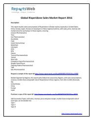 Global Risperidone Sales Industry 2021 Forecast Research Report