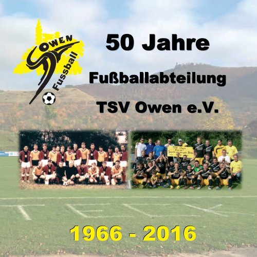 Festschrift 50 Jahre Fußball TSV Owen