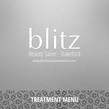 blitz Stakeford Treatment Menu