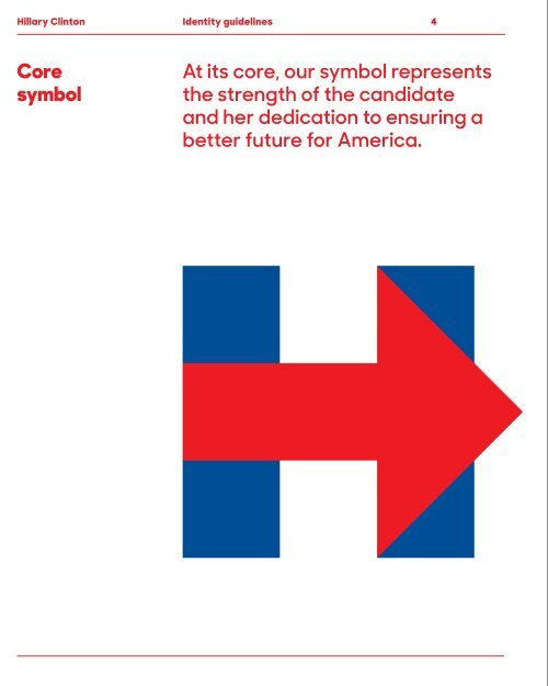 Hillary for America - 2016 Campaign Identity Guidelines