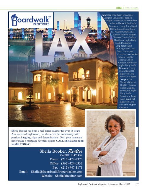 Inglewood Business Magazine Jan 2017