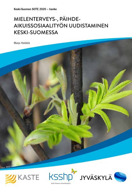 MIELENTERVEYS- PÄIHDE- AIKUISSOSIAALITYÖN UUDISTAMINEN KESKI-SUOMESSA