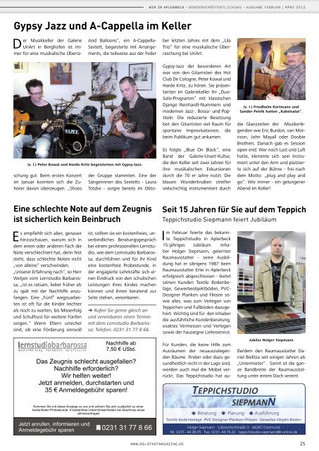 Durchblick! - Dortmunder & Schwerter Stadtmagazine