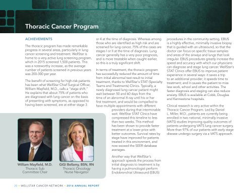 WellStar Cancer Network 2016 Annual Report