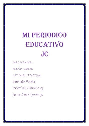 Mi periodico educativo