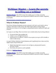 Webinar Master review and (GET) +100 items bonus pack