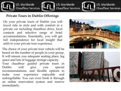 Private Tours Dublin