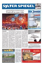 Sylter Spiegel 04.01.2017