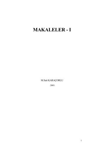 makaleler - ı