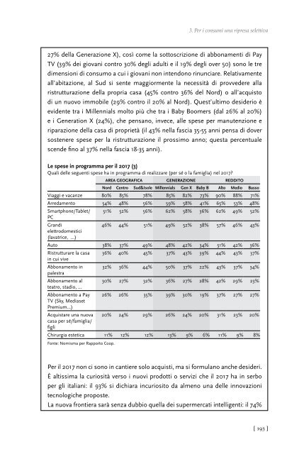 Consumi e distribuzione