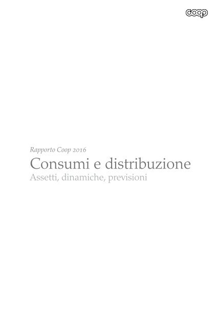Consumi e distribuzione