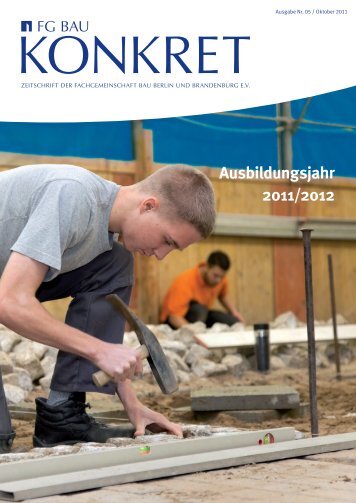 Ausbildungsjahr 2011/2012 - Fachgemeinschaft Bau