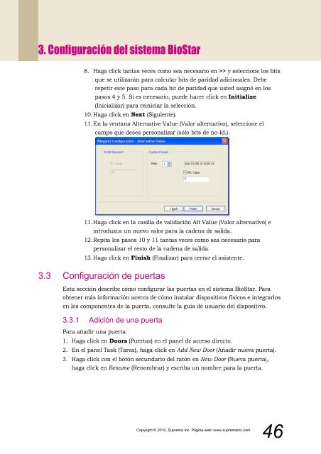 BioStar 1.3 Guía del administrador