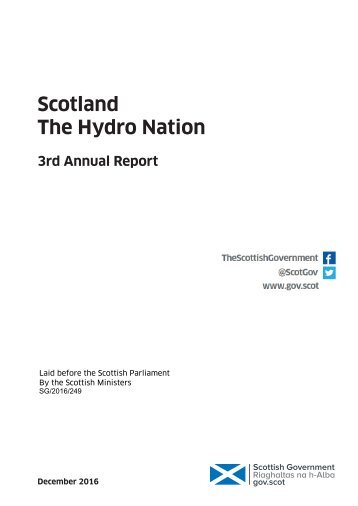 Scotland The Hydro Nation