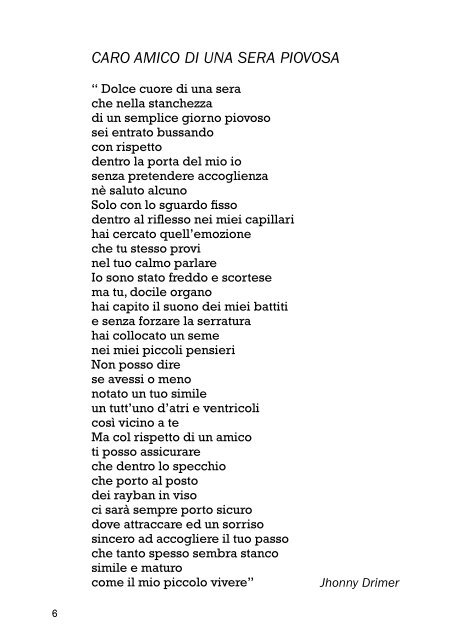 Poesia dall'Anima - Stefano Tosin