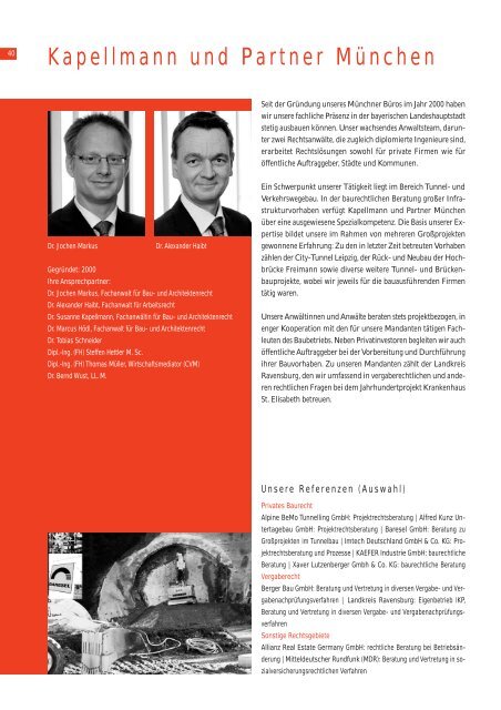 2010/2011 - Kapellmann und Partner Rechtsanwälte