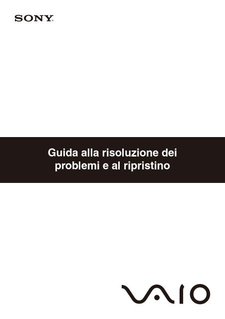 Sony VGN-Z31MN - VGN-Z31MN Guida alla risoluzione dei problemi Italiano