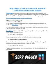 Serp Digger review-$16,400 Bonuses & 70% Discount 