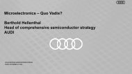 Berthold Hellenthal Head of comprehensive semiconductor strategy AUDI