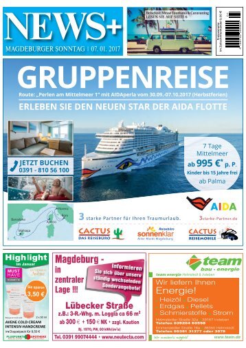 NEWS+ vom 7. Januar 2017